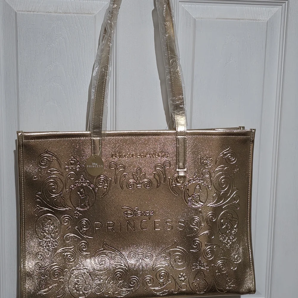 Bath & Body Works Gold Embossed‎ Tote